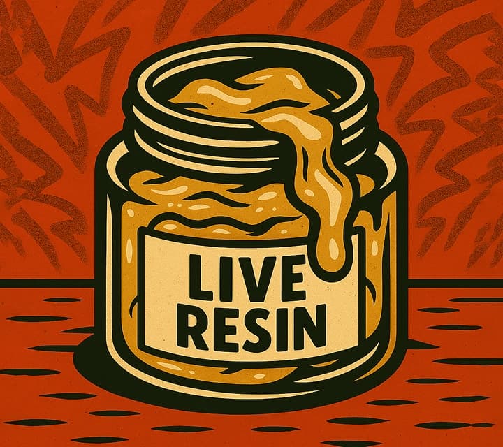 Jar of live resin