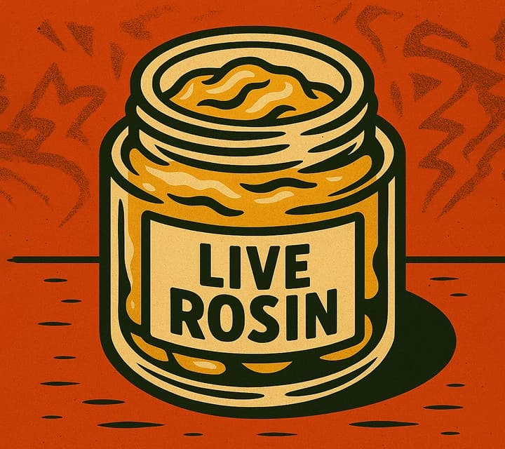 jar of live rosin