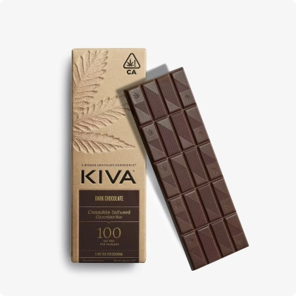 Kiva Dark chocolate cannabis edibles