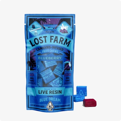 Lost Farm blueberry blue dream edible