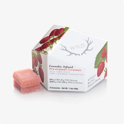 Wyld strawberry CBD Gummies