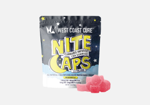 West Coast Cure Night Caps: solventless ice water hash gummies with CBN